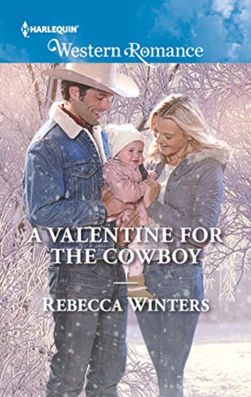 Book cover for "A Valentine for the Cowboy" by Rebecca Winters