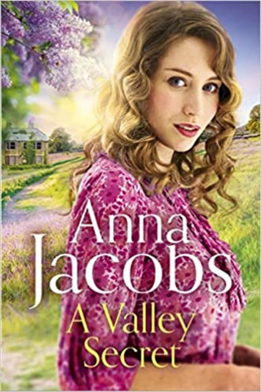 Book cover for "A Valley Secret" by Anna Jacobs