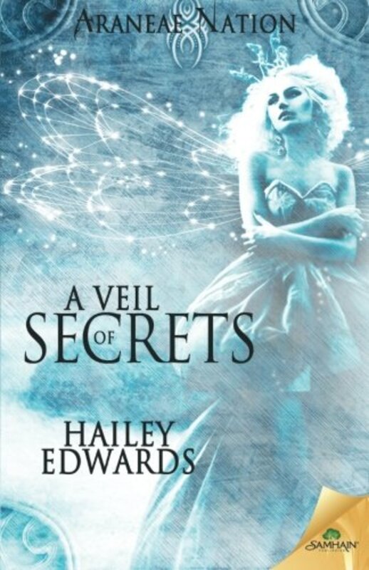 Book cover for "A Veil of Secrets" by Hailey Edwards