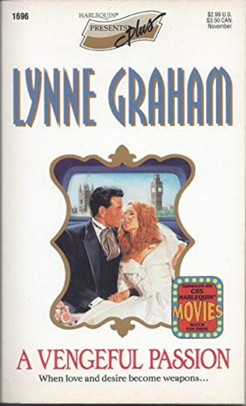 Book cover for "A Vengeful Passion" by Lynne Graham