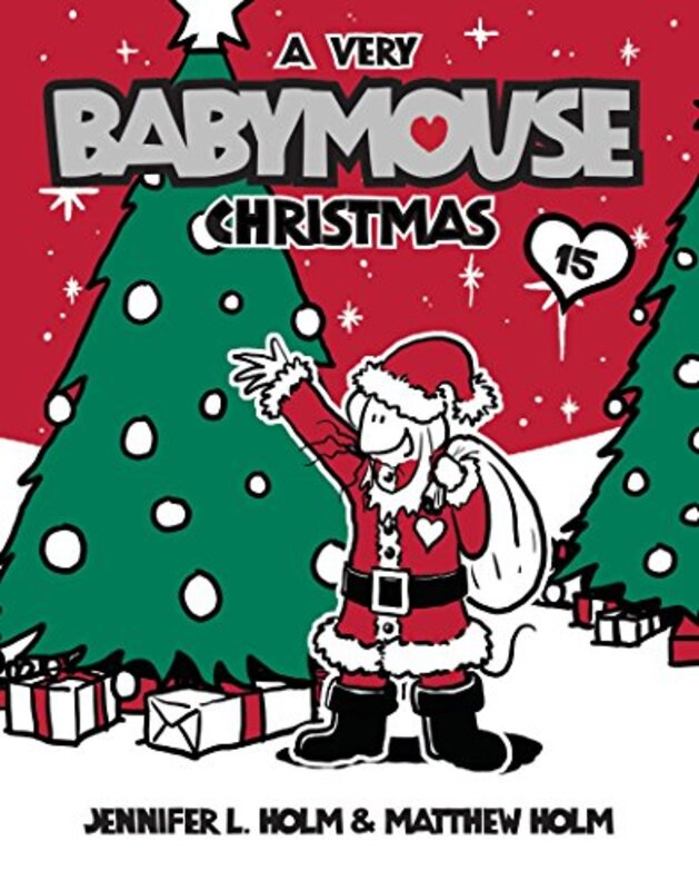 Book cover for "A Very Babymouse Christmas" by Jennifer L Holm