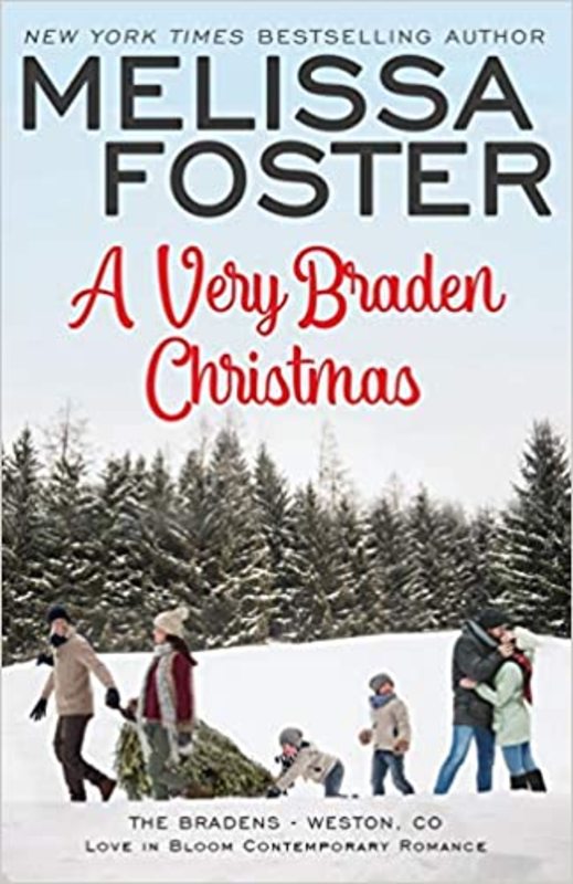 Book cover for "A Very Braden Christmas" by Melissa Foster