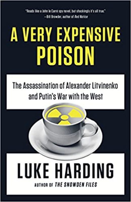 Book cover for "A Very Expensive Poison" by Luke Harding