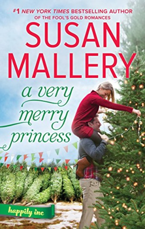 Book cover for "A Very Merry Princess" by Susan Mallery