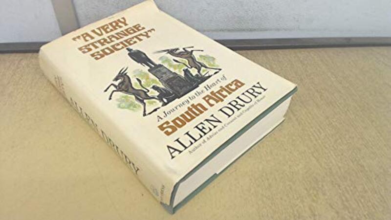 Book cover for "A Very Strange Society" by Allen Drury