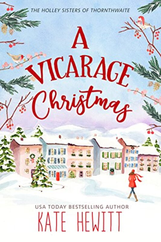 Book cover for "A Vicarage Christmas" by Kate Hewitt