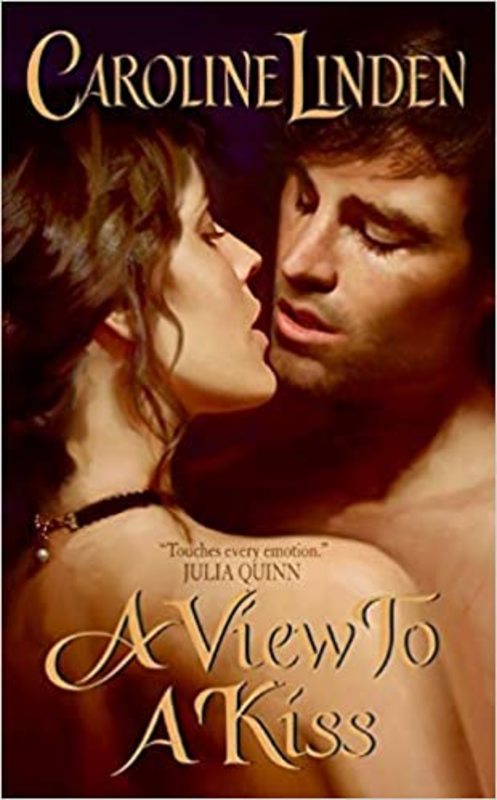 Book cover for "A View to a Kiss" by Caroline Linden