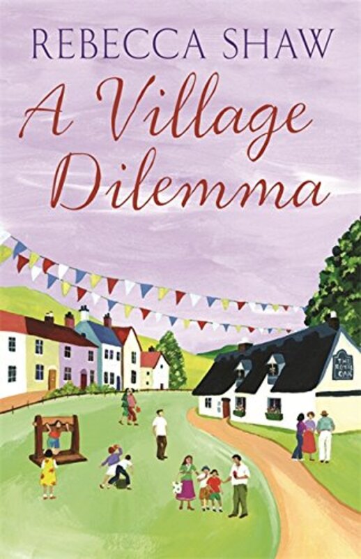 Book cover for "A Village Dilemma" by Rebecca Shaw