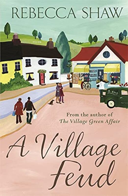 Book cover for "A Village Feud" by Rebecca Shaw