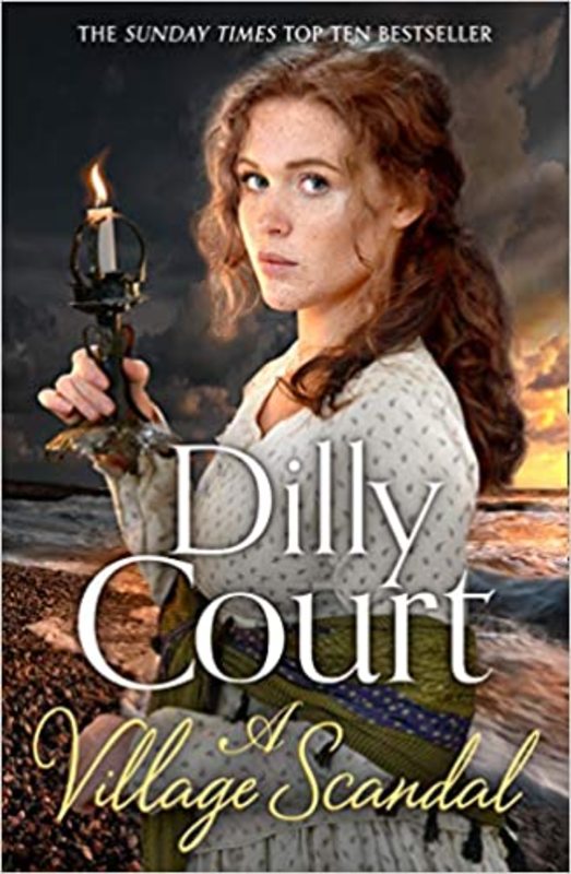 Book cover for "A Village Scandal" by Dilly Court