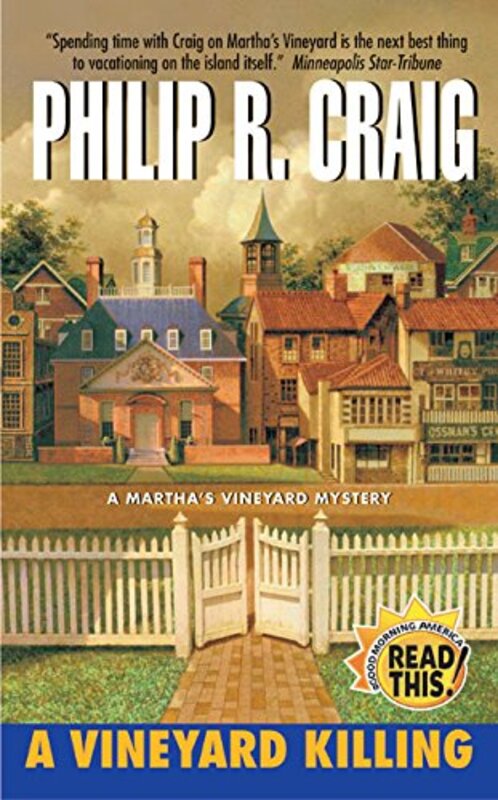 Book cover for "A Vineyard Killing" by Philip R Craig