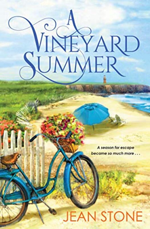 Book cover for "A Vineyard Summer" by Jean Stone