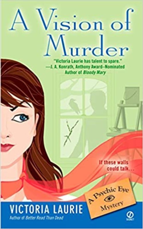 Book cover for "A Vision of Murder" by Victoria Laurie