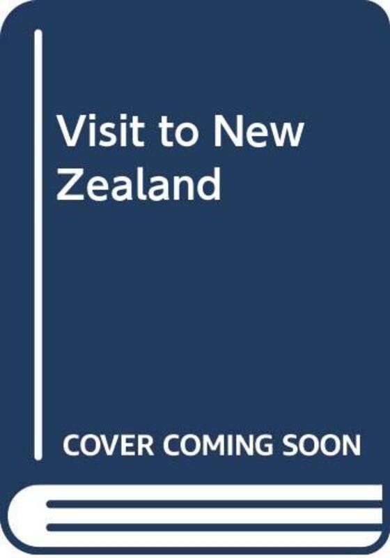 Book cover for "A Visit To New Zealand" by JB Priestley