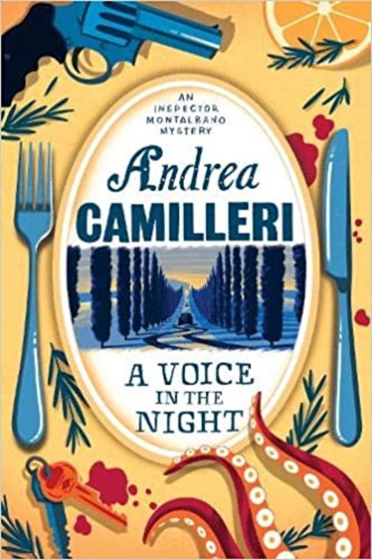 Book cover for "A Voice in the Night" by Andrea Camilleri