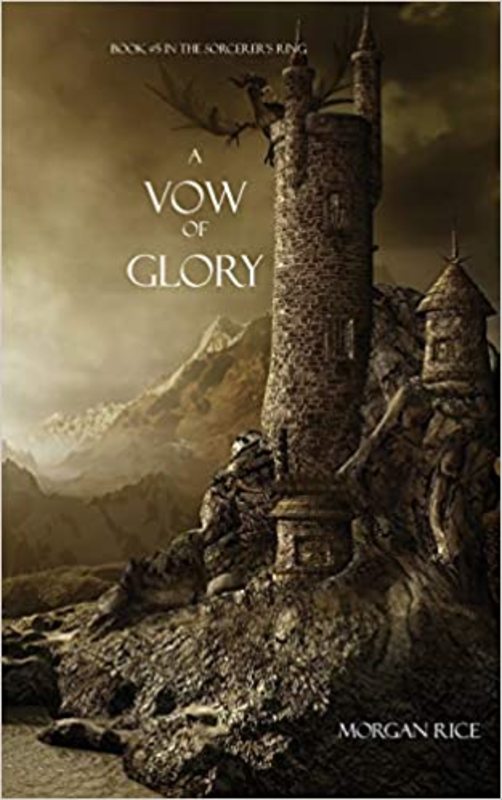 Book cover for "A Vow of Glory" by Morgan Rice