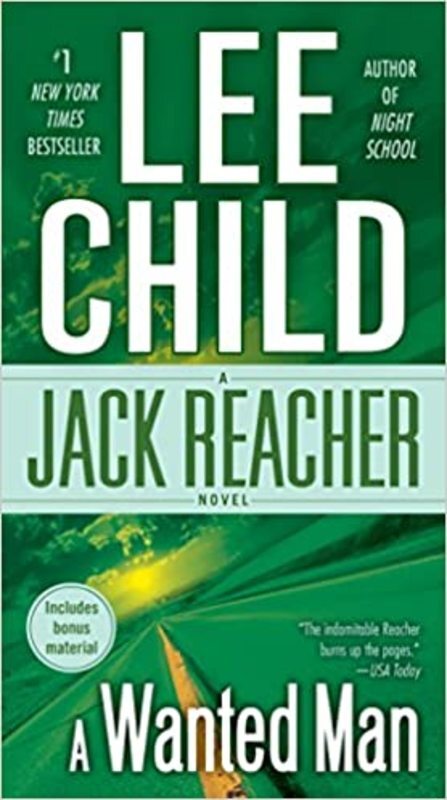 Book cover for "A Wanted Man" by Lee Child
