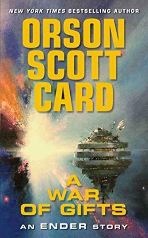 Book cover for "A War of Gifts" by Orson Scott Card