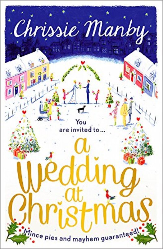 Book cover for "A Wedding at Christmas" by Chrissie Manby