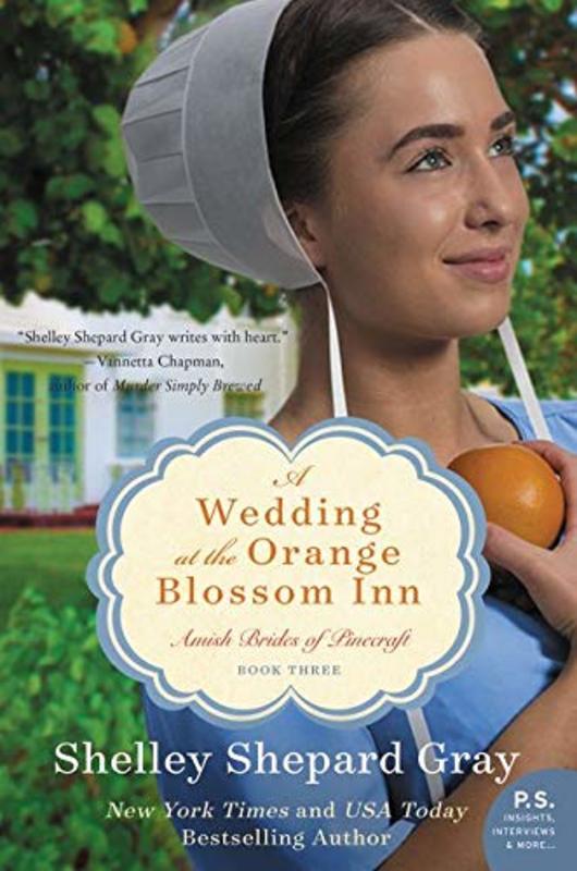 Book cover for "A Wedding at the Orange Blossom Inn" by Shelley Shepard Gray