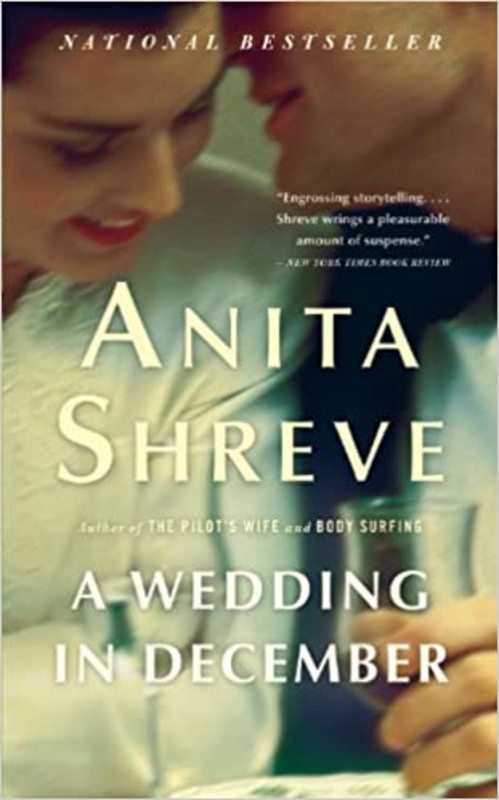Book cover for "A Wedding in December" by Anita Shreve