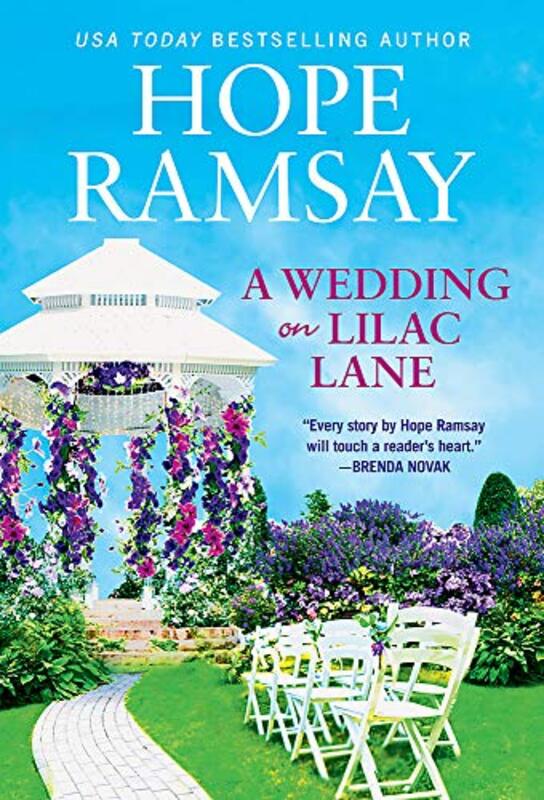 Book cover for "A Wedding on Lilac Lane" by Hope Ramsay