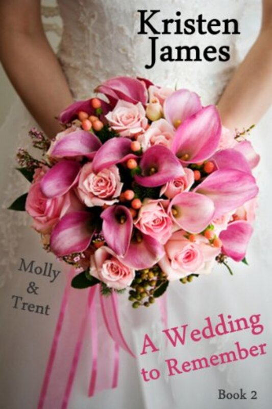 Book cover for "A Wedding to Remember" by Kristen James