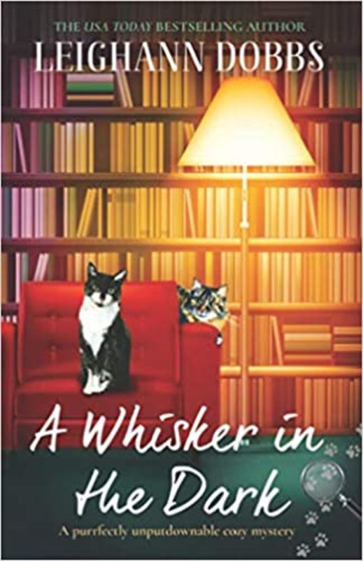 Book cover for "A Whisker in the Dark" by Leighann Dobbs
