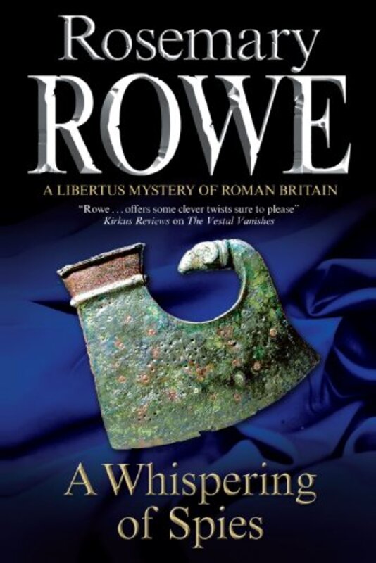 Book cover for "A Whispering of Spies" by Rosemary Rowe