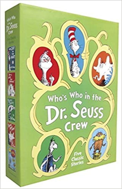 Book cover for "A Who's Who of the Dr. Seuss Crew" by Dr. Seuss