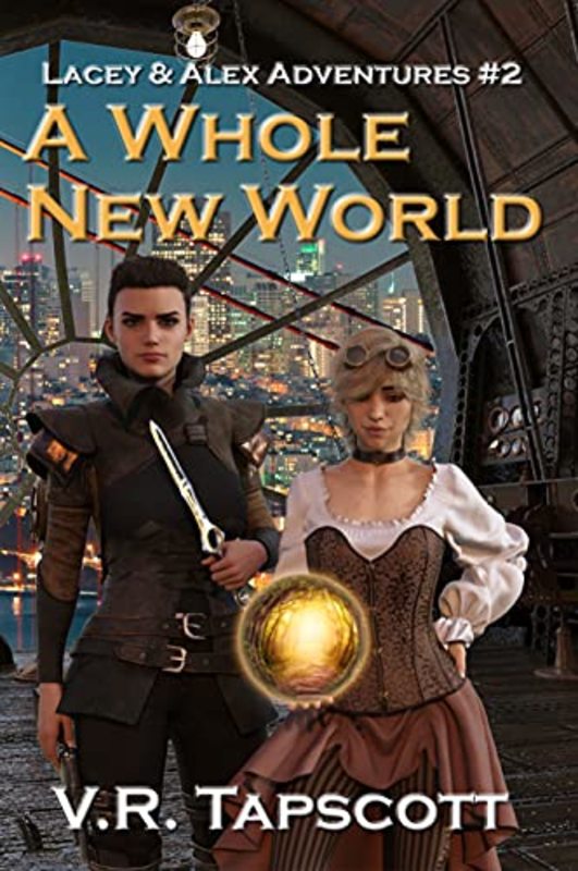 Book cover for "A Whole New World" by VR Tapscott