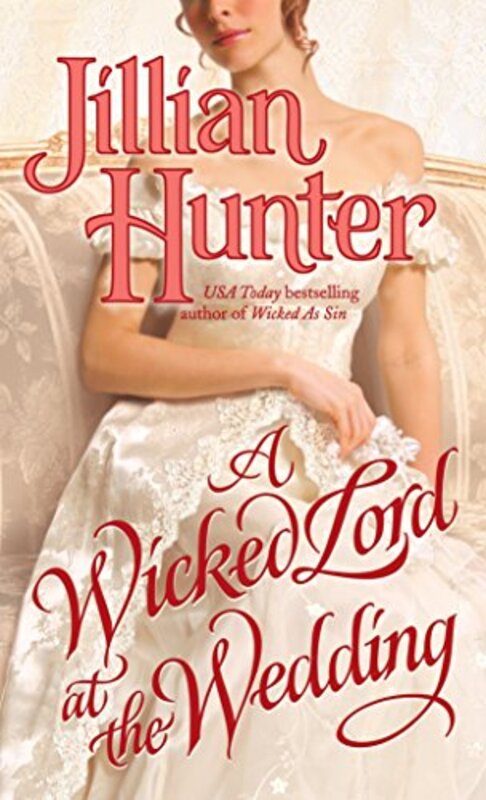 Book cover for "A Wicked Lord at the Wedding" by Jillian Hunter