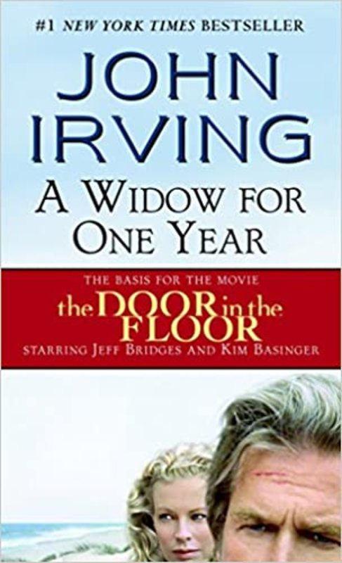 Book cover for "A Widow for One Year" by John Irving