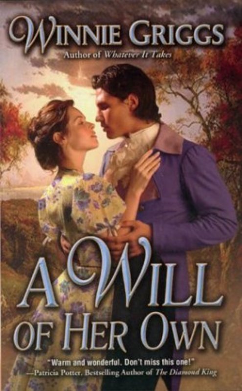 Book cover for "A Will of Her Own" by Winnie Griggs