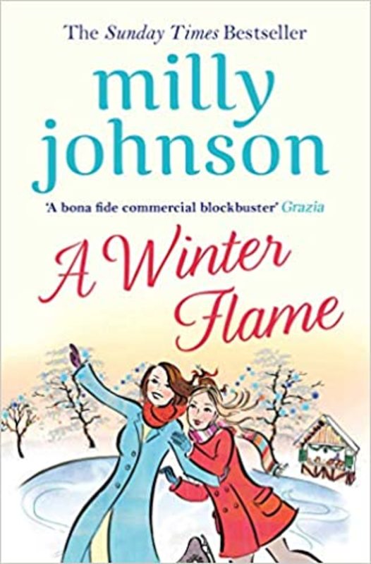 Book cover for "A Winter Flame" by Milly Johnson