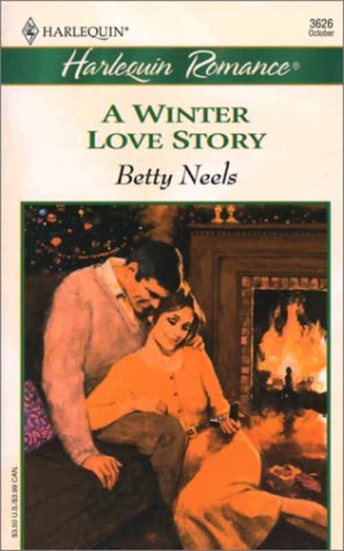 Book cover for "A Winter Love Story" by Betty Neels