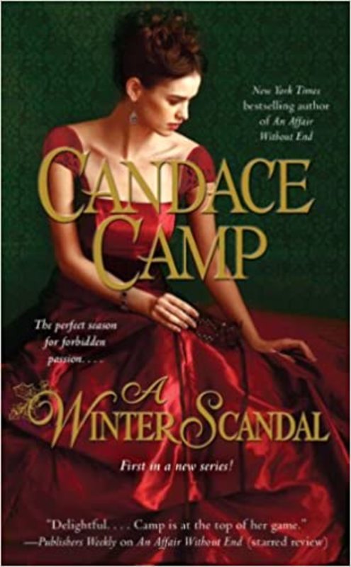 Book cover for "A Winter Scandal" by Candace Camp