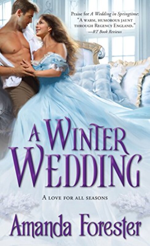Book cover for "A Winter Wedding" by Amanda Forester