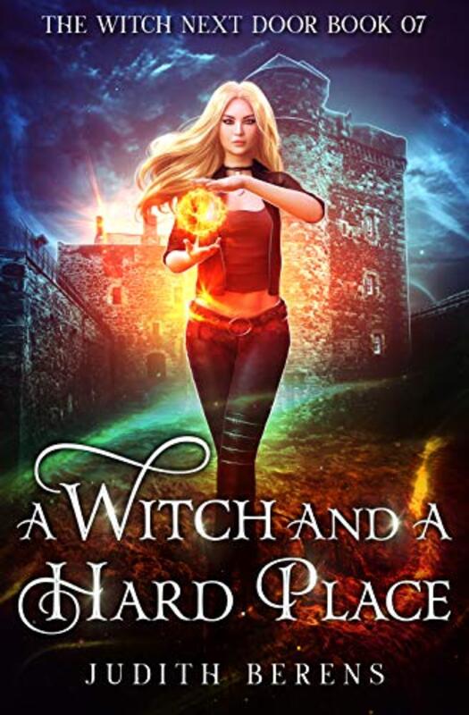 Book cover for "A Witch and a Hard Place" by Martha Carr