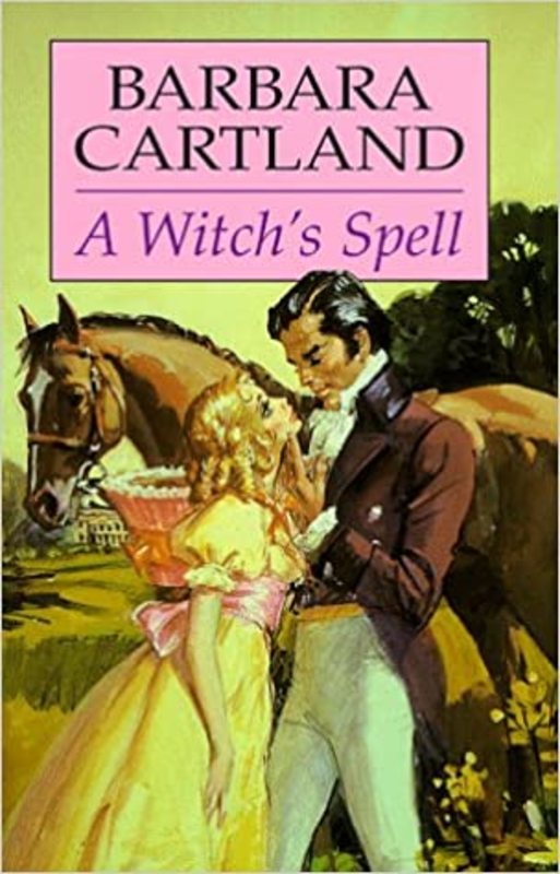 Book cover for "A Witch's Spell" by Barbara Cartland
