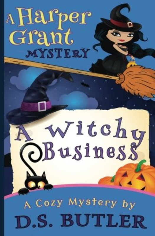 Book cover for "A Witchy Business" by DS Butler