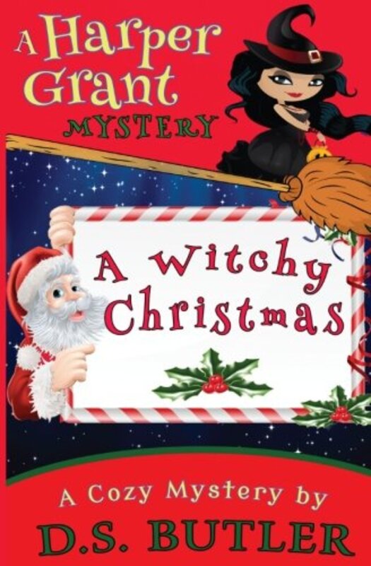 Book cover for "A Witchy Christmas" by DS Butler