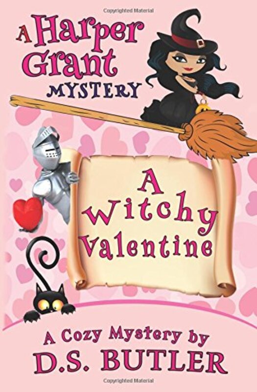 Book cover for "A Witchy Valentine" by DS Butler