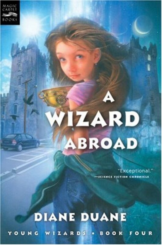 Book cover for "A Wizard Abroad" by Diane Duane