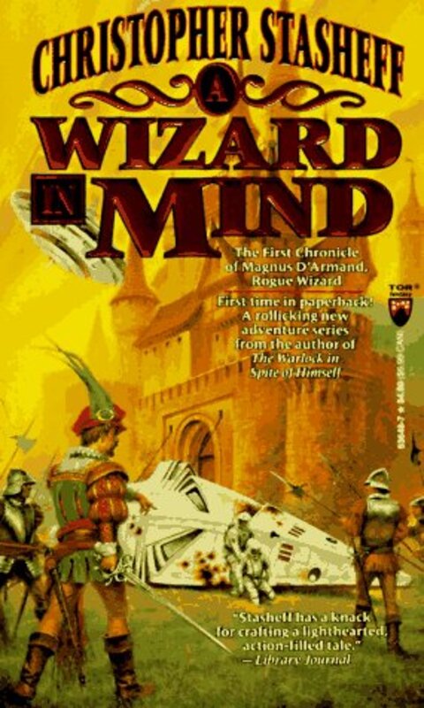 Book cover for "A Wizard in Mind" by Christopher Stasheff