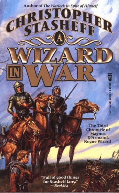 Book cover for "A Wizard in War" by Christopher Stasheff