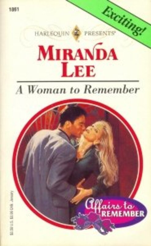 Book cover for "A Woman To Remember" by Miranda Lee