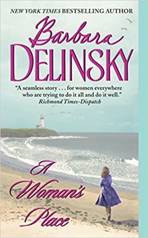 Book cover for "A Woman's Place" by Barbara Delinsky