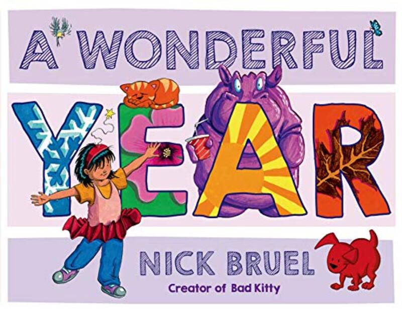 Book cover for "A Wonderful Year" by Nick Bruel