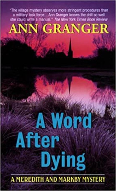 Book cover for "A Word After Dying" by Ann Granger
